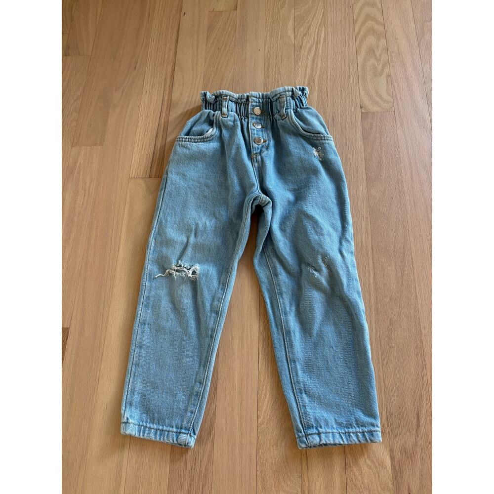 Zara Paper Bag Jeans 4T